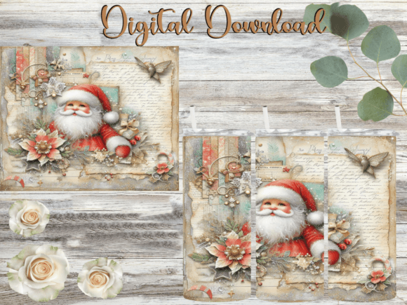 Christmas Santa Claus Tumbler Embroidery Design Review