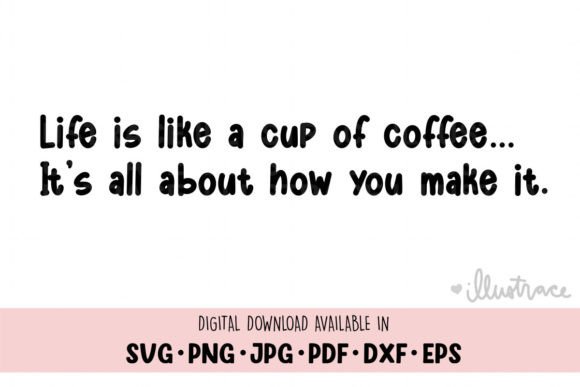Coffee Quote Svg Review for Embroidery Projects