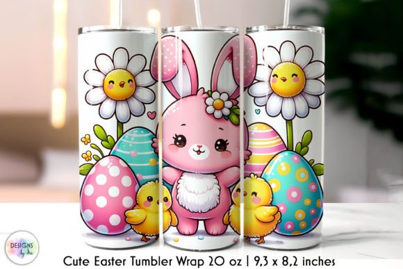 Cute Easter Bunny Tumbler Wrap Review