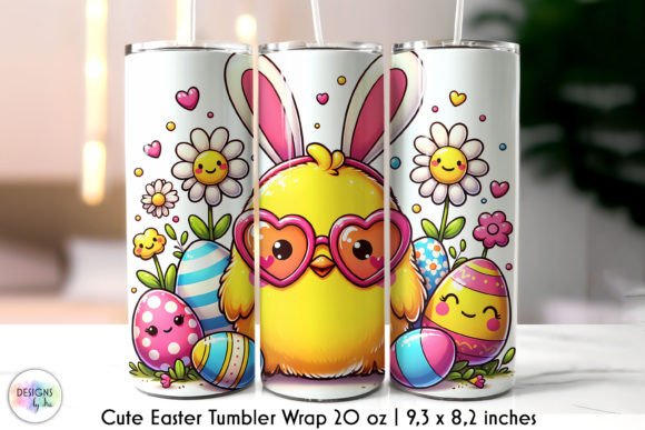 Cute Easter Chicken Tumbler Wrap Review