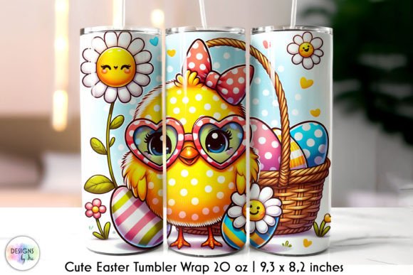 Cute Easter Chicklet Tumbler Wrap Review