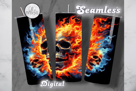 Flaming Skulls Tumbler Wrap Review
