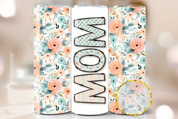 Floral Mom Tumbler Wrap Sublimation PNG Review