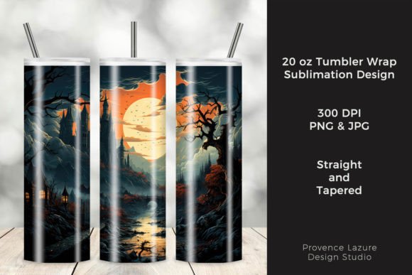 Gothic Castle 20 Oz Tumbler Wrap Review