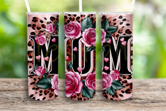 Mum Leopard Mother's Day Roses Tumbler Design Review