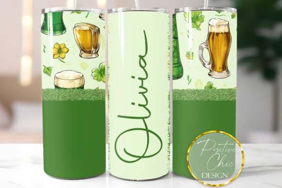 Personalized Tumbler Wrap St. Patrick's Design Review