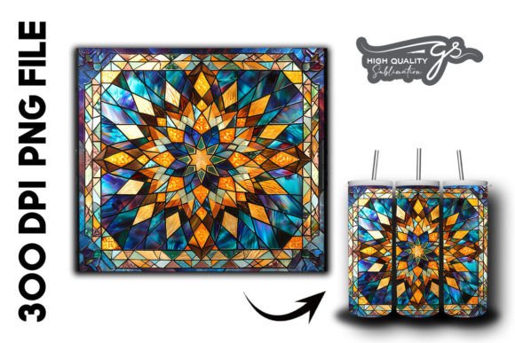 Stained Glass Islamic Tumbler Wrap 32 Review
