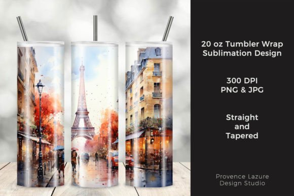 Watercolor Paris Tumbler Wrap Review