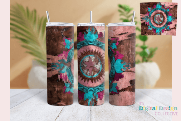 Western Tumbler Wrap Pink Teal Review