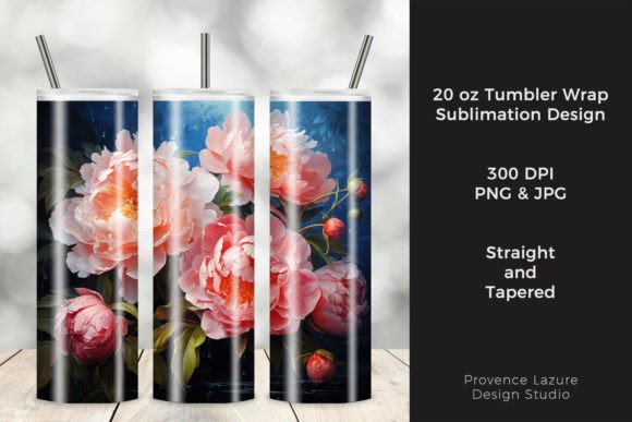 Whimsical Peonies 20 Oz Tumbler Wrap Review